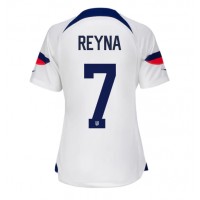 Vereinigte Staaten Giovanni Reyna #7 Fußballbekleidung Heimtrikot Damen WM 2022 Kurzarm